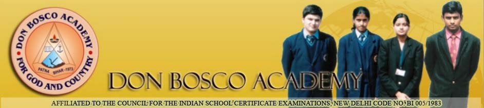 Welcome to Don Bosco Academy, Patna, India.